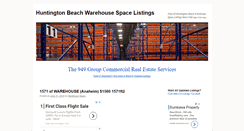 Desktop Screenshot of huntingtonbeachwarehousespace.com